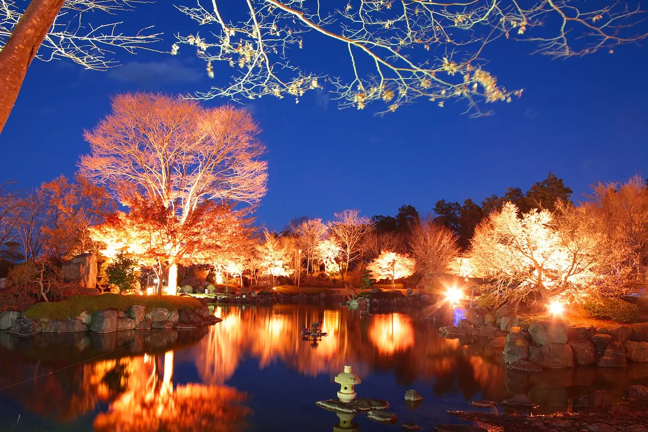 桜山公園　冬景色（藤岡市）