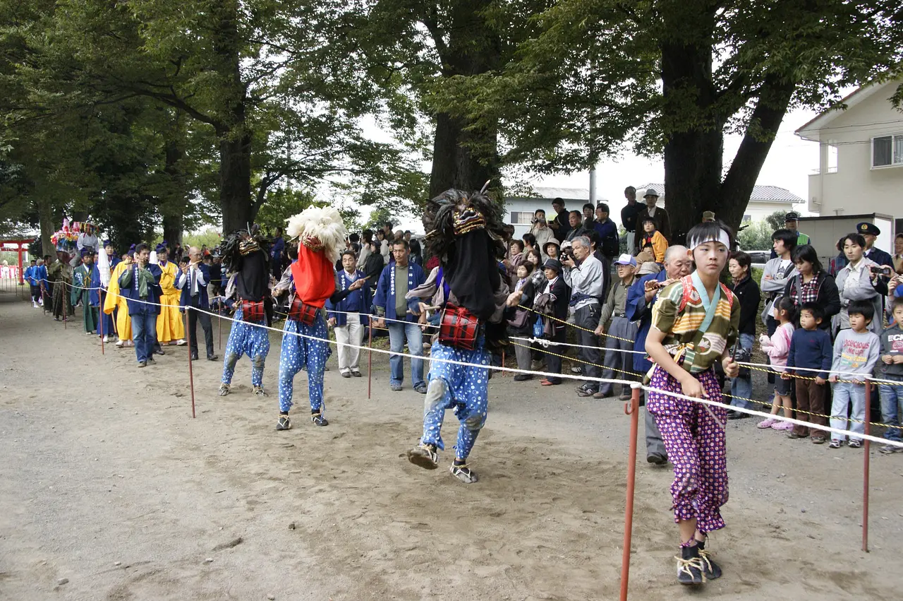 土師神社の秋祭り（3）（藤岡市）