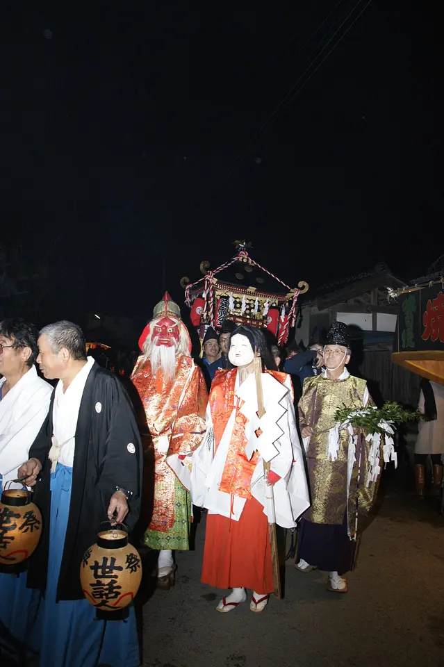 三嶋様の夜祭り（1）（藤岡市）