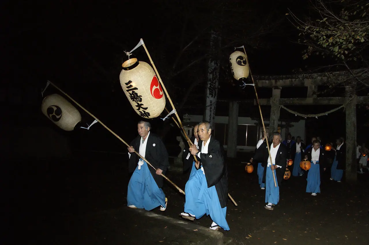 三嶋様の夜祭り（2）（藤岡市）