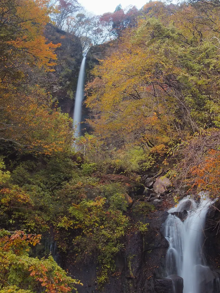 船尾滝　紅葉（2）（吉岡町）