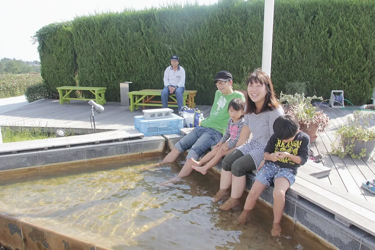 道の駅よしおか温泉　足湯（吉岡町）