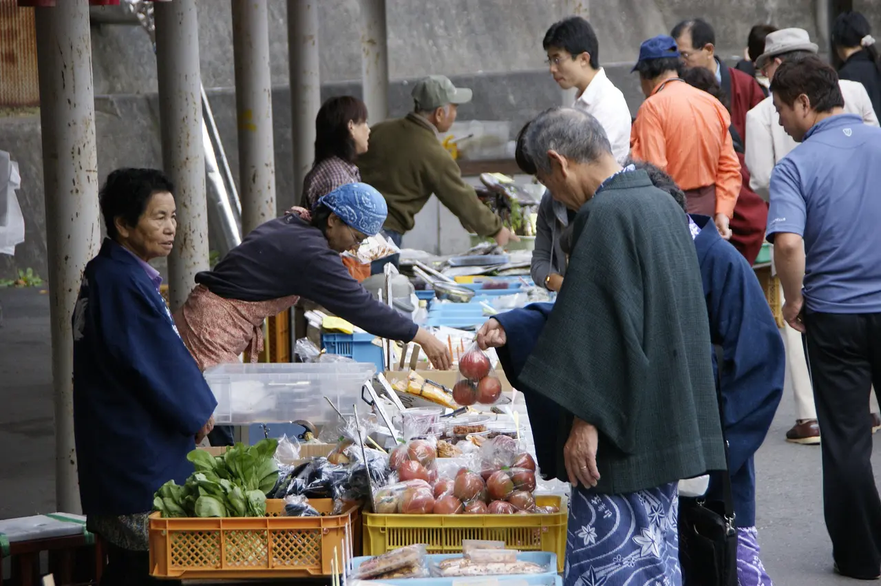 老神温泉　朝市（2）（沼田市）