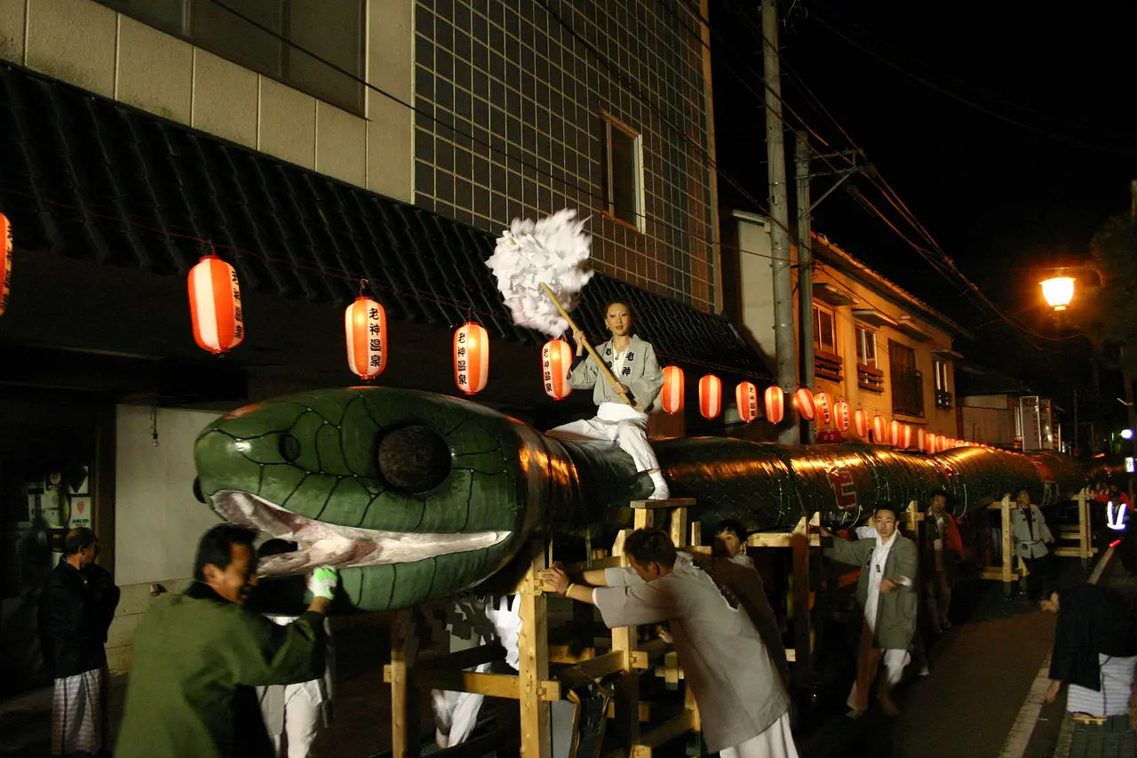 老神温泉　大蛇まつり（沼田市）