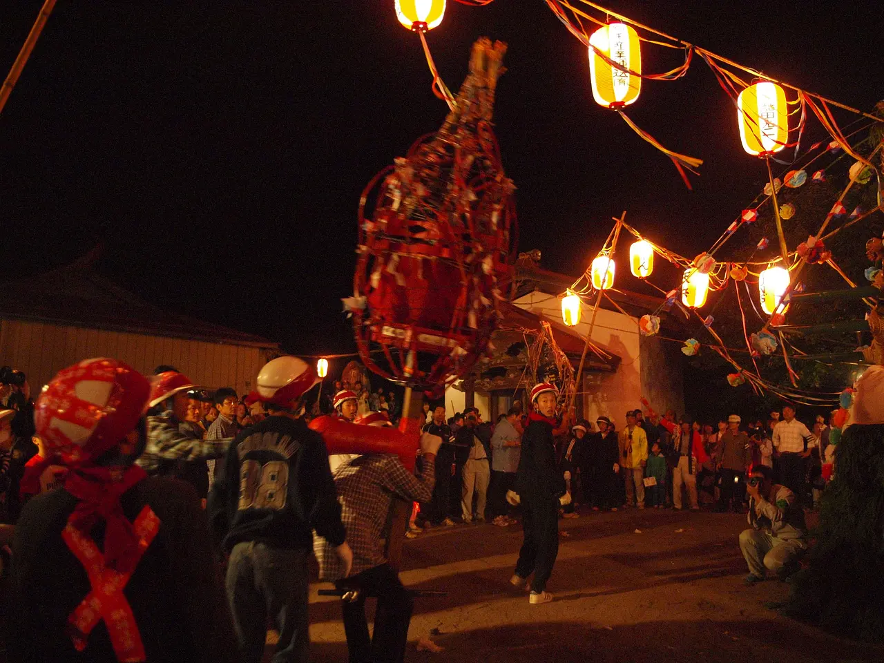 諏訪祭り　かつぎまんどう（3）（昭和村）