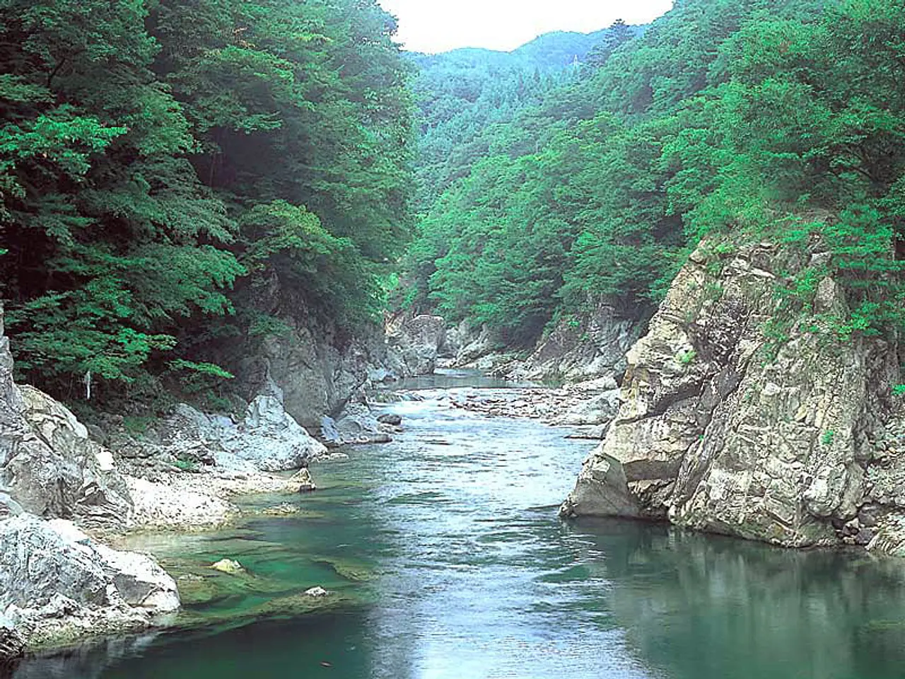 諏訪峡　夏（みなかみ町）