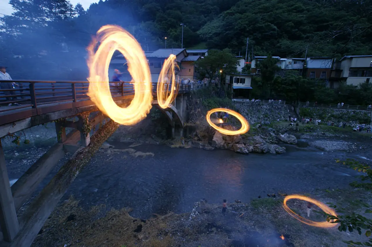 南牧の火とぼし（1）（南牧村）