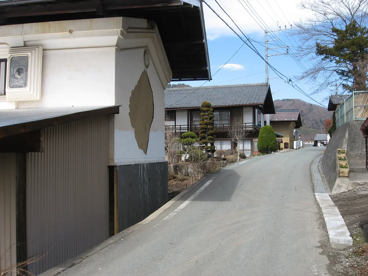 赤岩通り（中之条町）