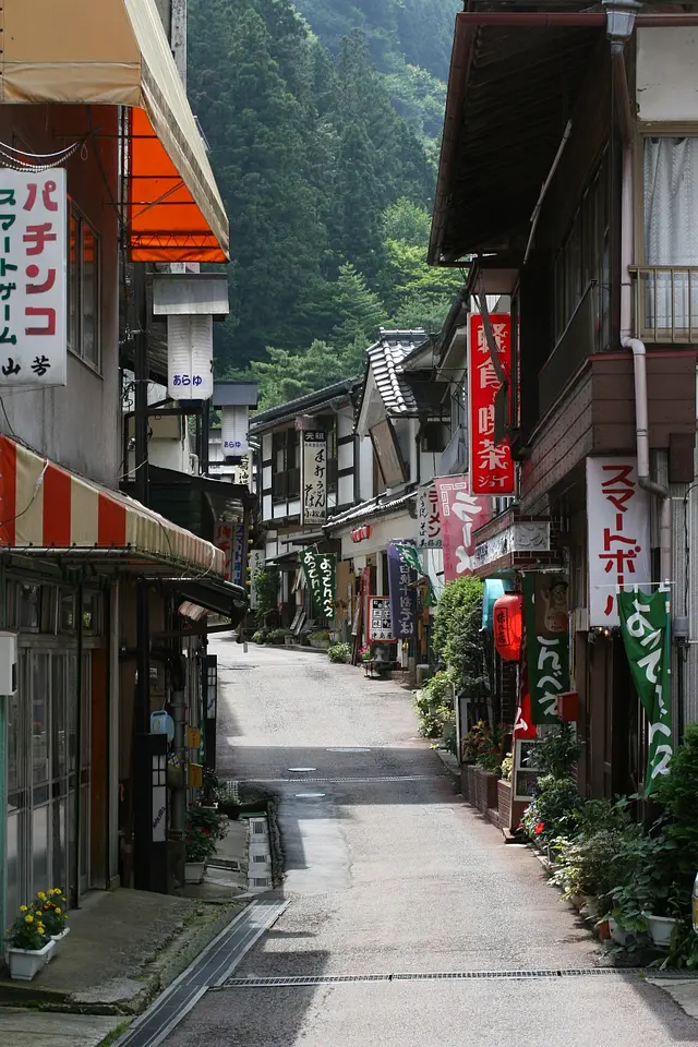 落合通り（中之条町）