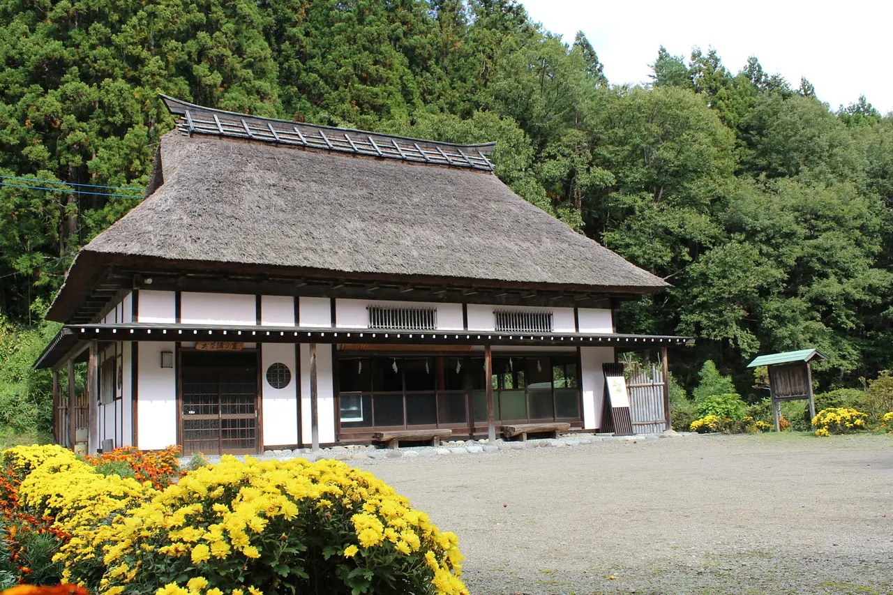 白久保のお茶講の家外観（中之条町）