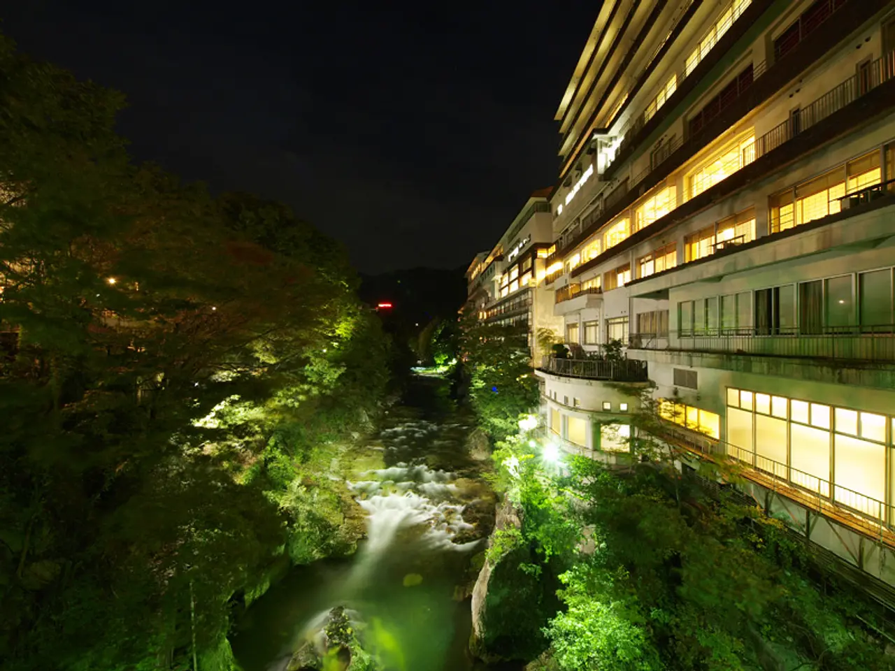 水上峡ライトアップ（みなかみ町）