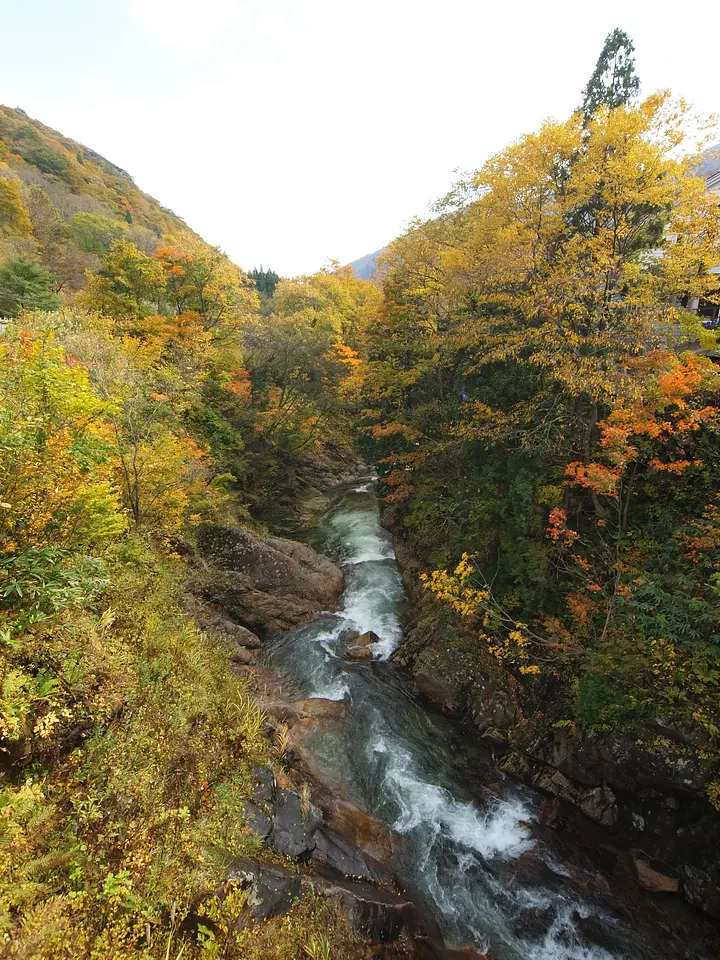 湯桧曽の紅葉（1）（みなかみ町）