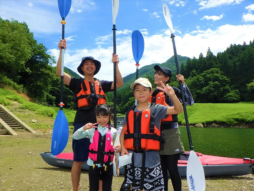 群馬の草木湖でカヌー・カヤックツアー（南のカヌー屋さん
