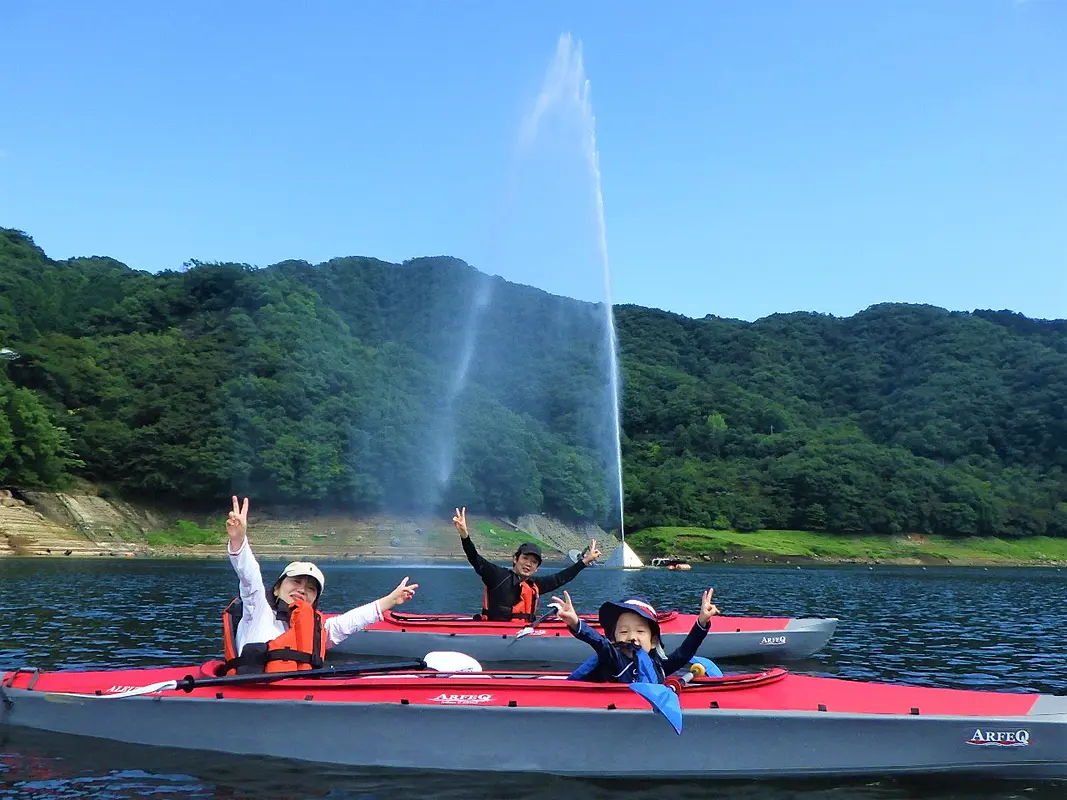 群馬の草木湖でカヌー・カヤックツアー（南のカヌー屋さん