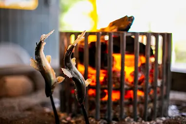 鮎の塩焼き体験