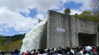 みなかみ3ダム春の点検大放流