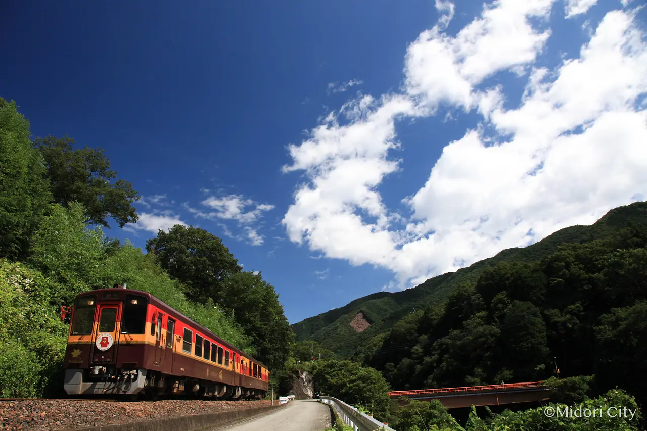 わたらせ渓谷鐵道　夏（みどり市）