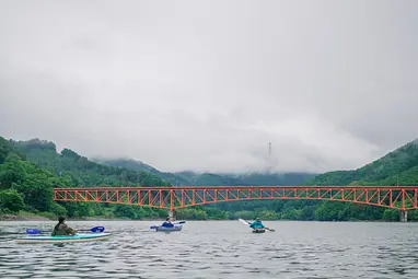 草木湖カヌー