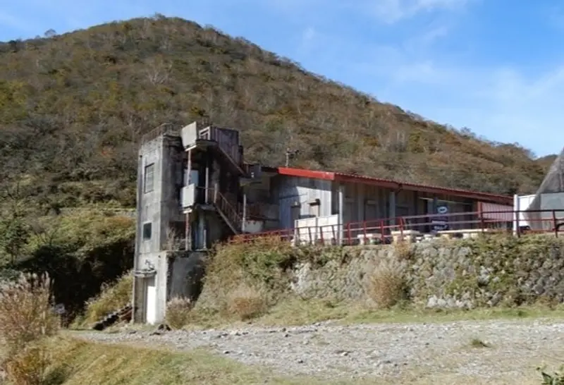 赤城山鋼索鉄道山頂駅跡（写真提供：桐生市 教育委員会教育部 文化財保護課）