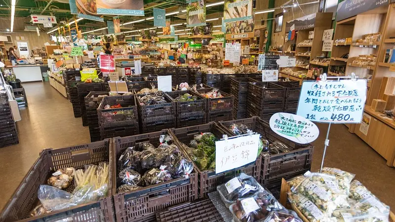 道の駅しもにた（特産品コーナー）