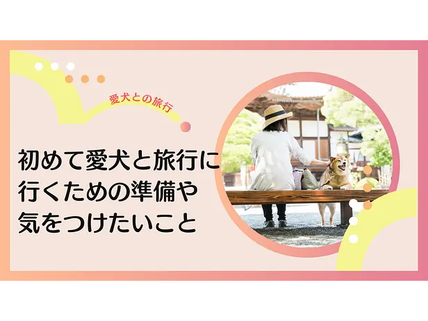 犬と旅行に行く時の持ち物リスト、必需品からあると便利なものまで