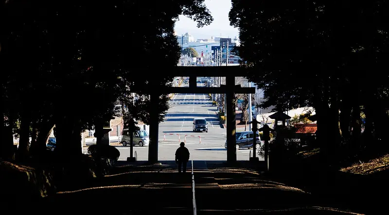 群馬県護国神社参道