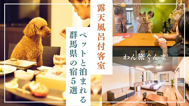 露天風呂付客室のあるペットと泊まれる群馬県の宿　5選