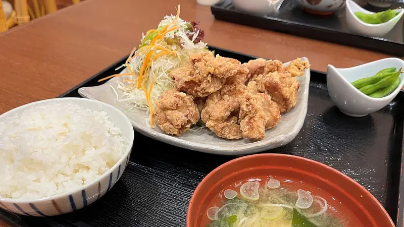 からあげ定食（峠の湯）