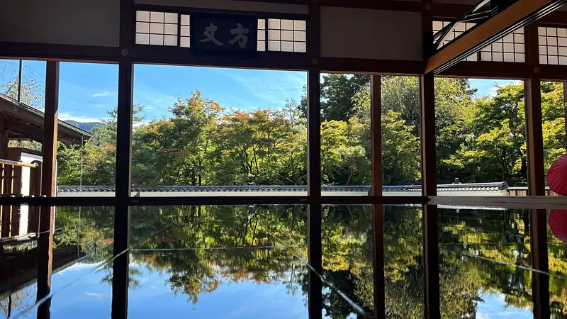 宝徳寺の床もみじ