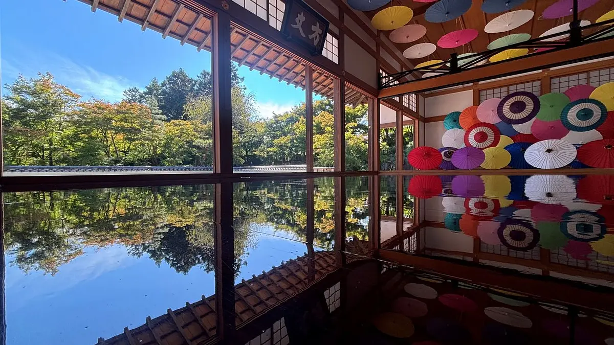 宝徳寺の床もみじ