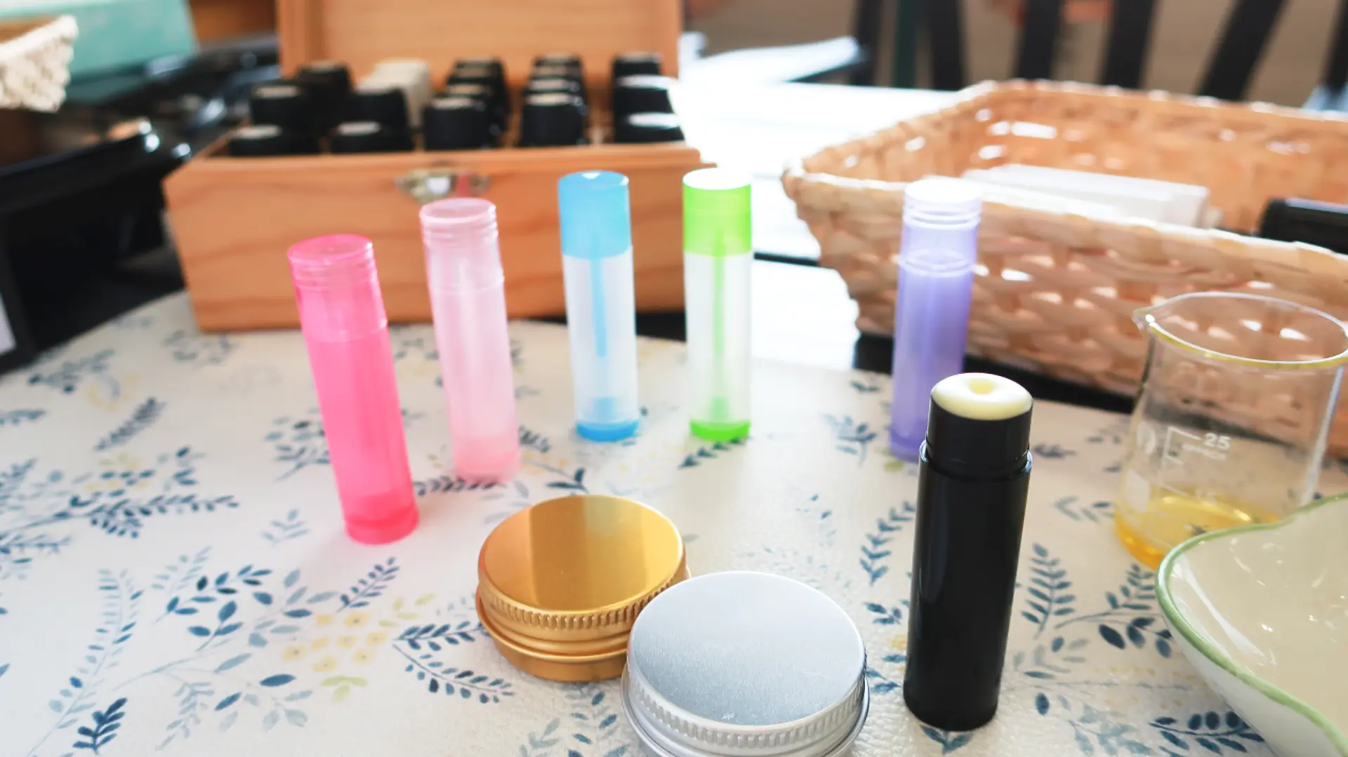 天然100％の手作りリップ体験