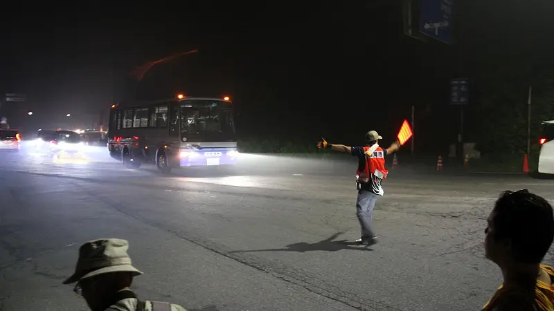 榛名湖花火大会当日の駐車場