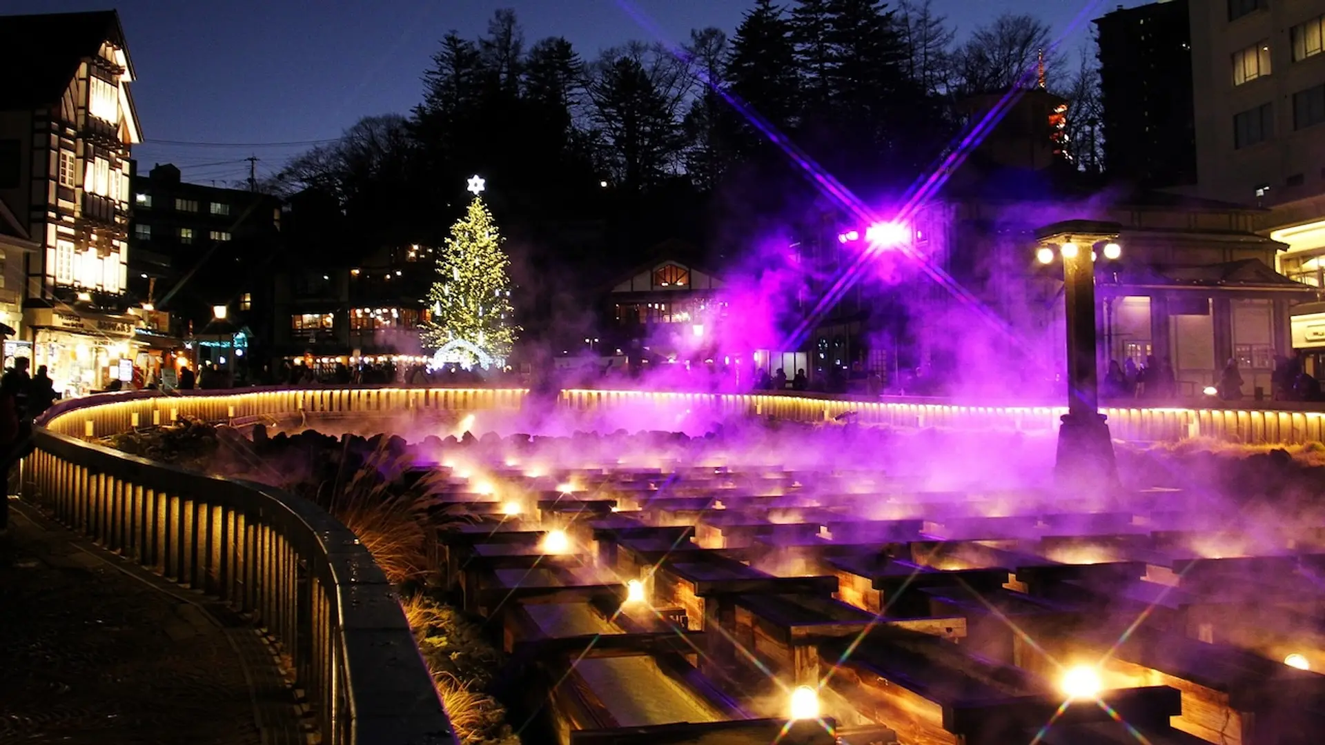 湯畑ツリー＆イルミネーション2025