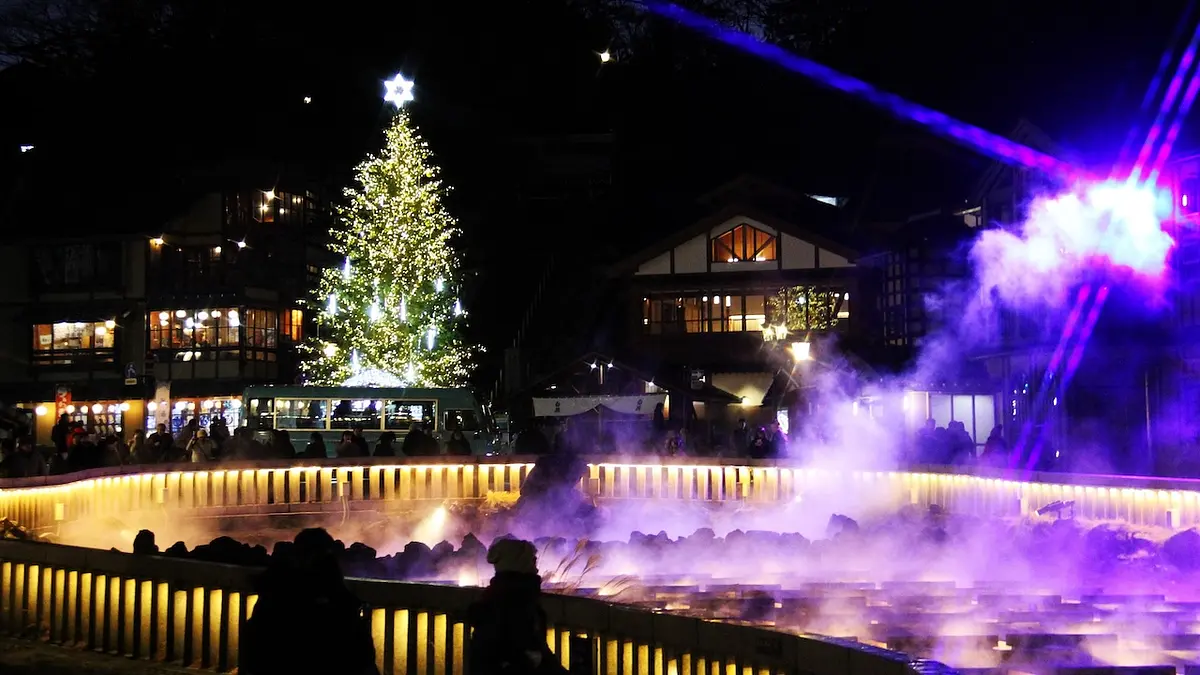 湯畑ツリー＆イルミネーション2025