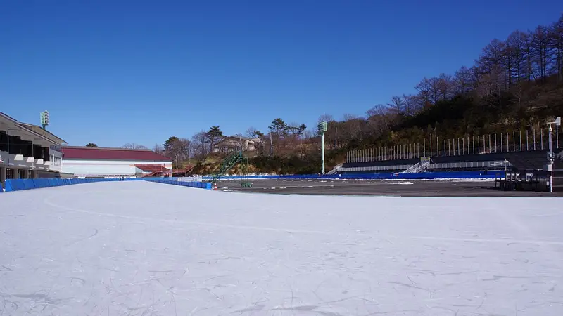 世界スプリントスピードスケート選手権大会でも使われた伊香保リンク