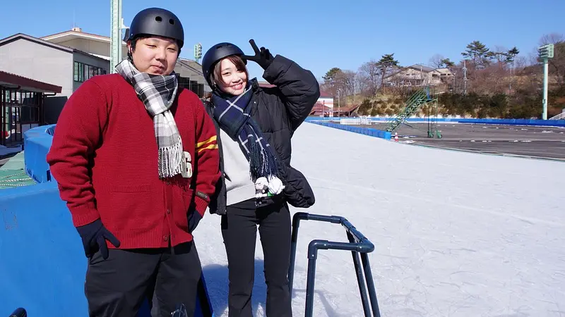 茨城県から来たというカップル