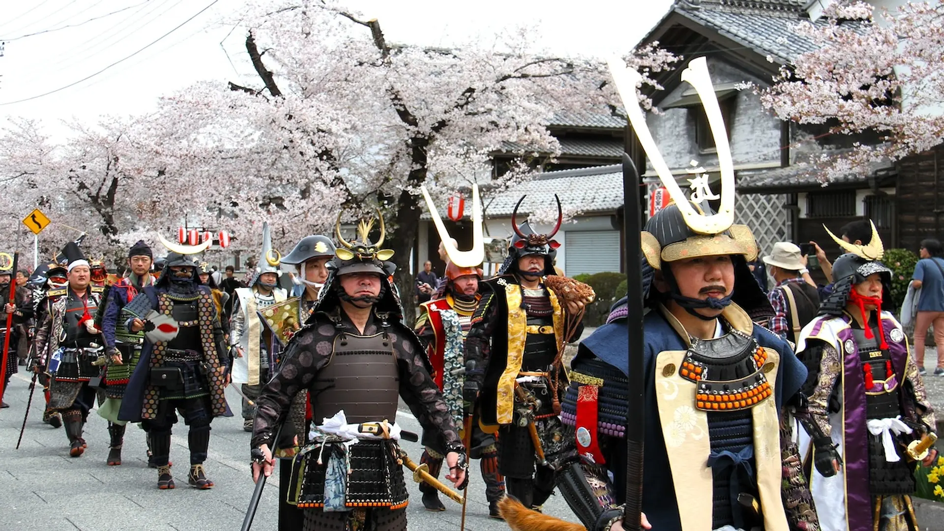 城下町小幡さくら祭り 武者行列