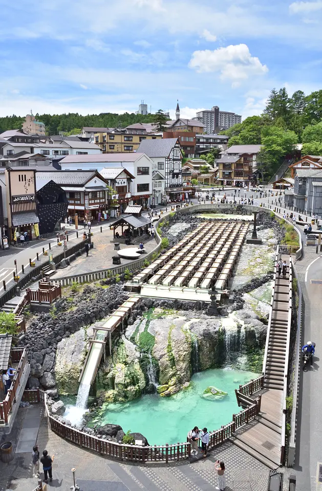 湯畑（1）（草津町）