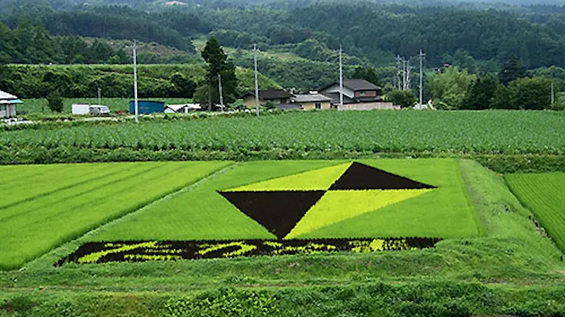 【2009年公開】幾何学模様と「たかやま」の文字