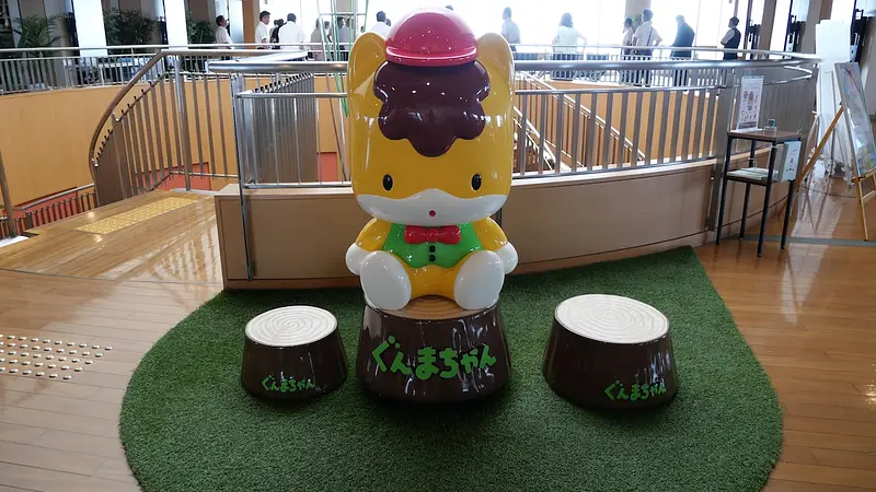 新しいぐんまちゃんのフィギュア