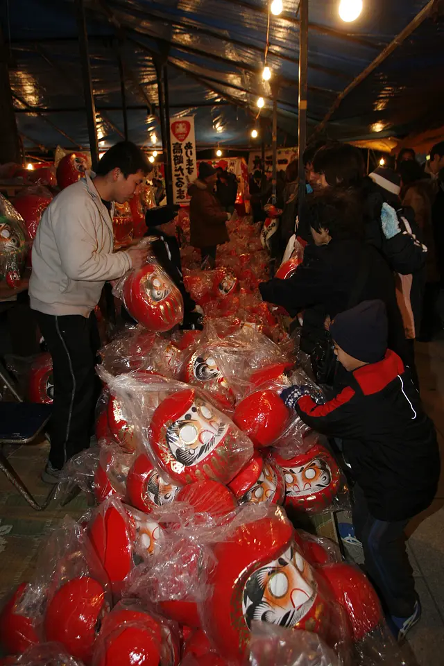 七草大祭だるま市（2）（高崎市）