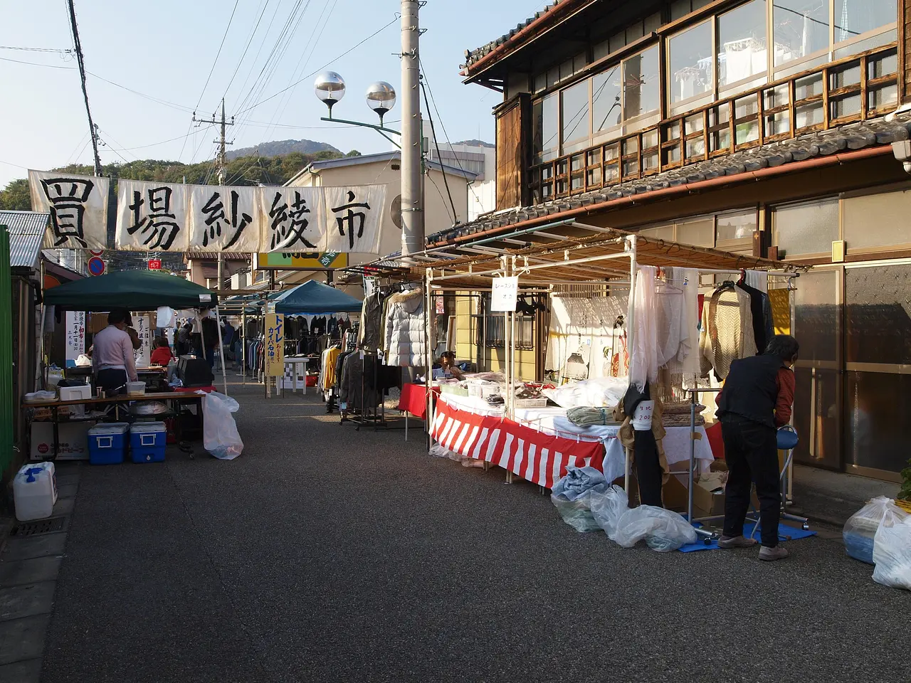 内本町通り定期市（桐生市）