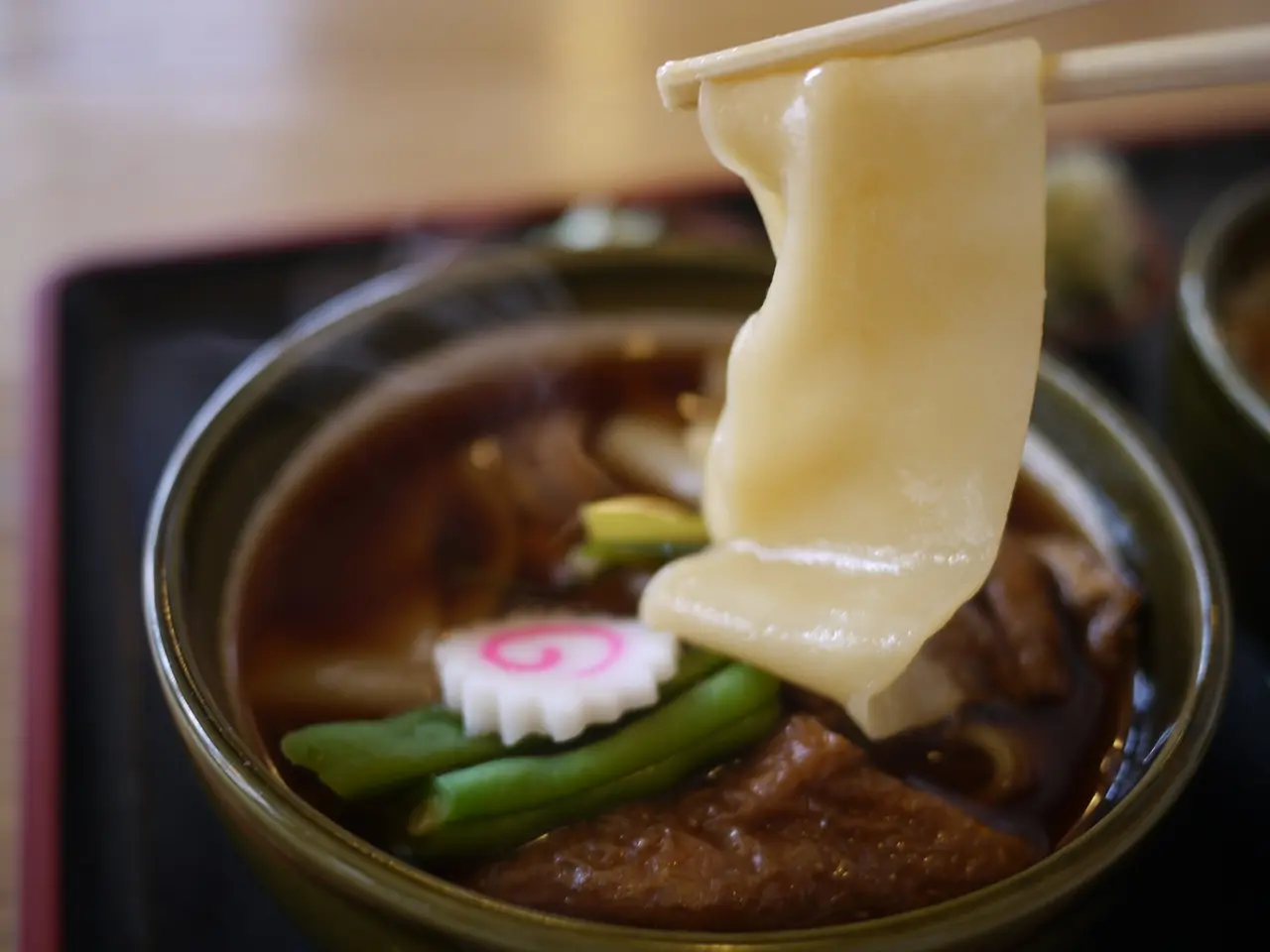 桐生の食　ひもかわうどん（2）（桐生市）