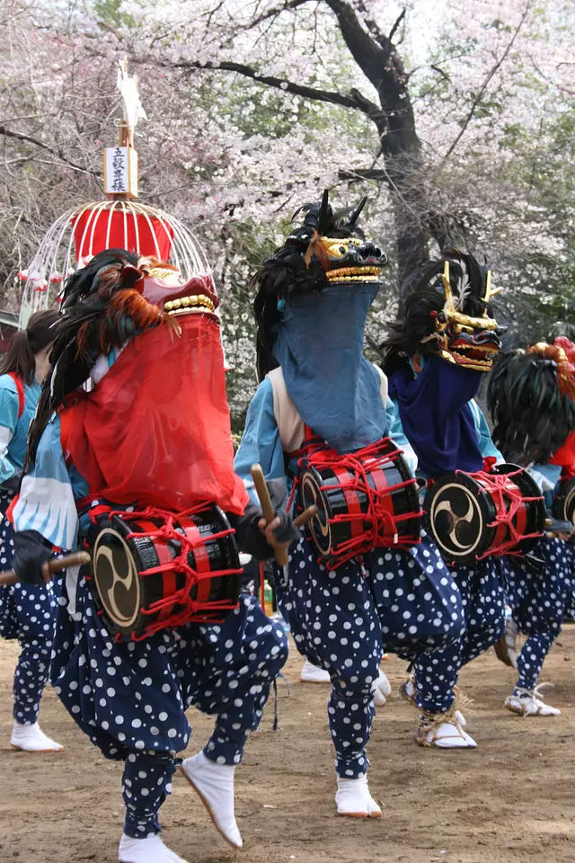 伝統獅子舞（吉岡町）